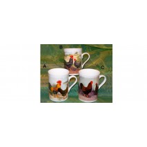 Grand choix d'articles pour le thé, le café ou la tisanne, décorés dans  notre atelier. (2) - Porcelaine des Pins