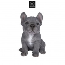 Bebe Bouledogue Chien Statuette Chiot Porcelaine Des Pins